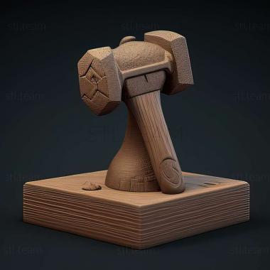 3D model Sledgehammer game (STL)